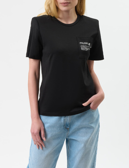 ELISABETTA FRANCHI: Чёрная футболка 