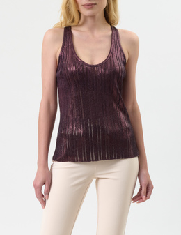 ELISABETTA FRANCHI: Бордовая майка 