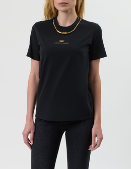 ELISABETTA FRANCHI: Чёрная футболка 
