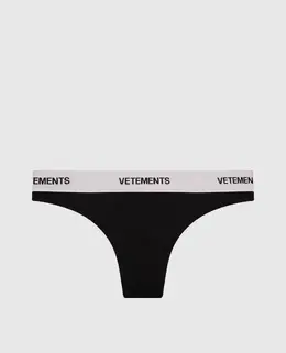 Vetements: Чёрные трусы 