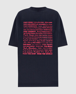 Vetements: Чёрная футболка 