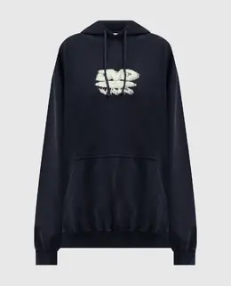 Vetements: Чёрная толстовка 