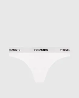 Vetements: Белые трусы 
