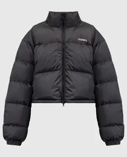 Vetements: Серый пуховик 