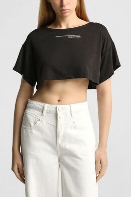 Calvin Klein: Короткая футболка 