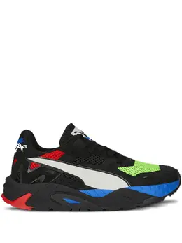 PUMA: Чёрные кроссовки  RS