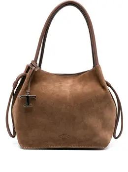 Tod's: Коричневая сумка-шоппер 