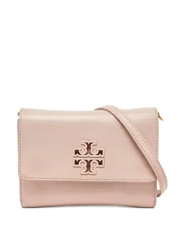 Tory Burch: Розовая сумка через плечо 