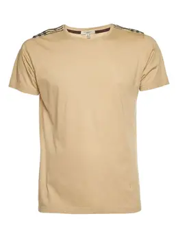 Burberry Pre-Owned: Бежевая футболка 