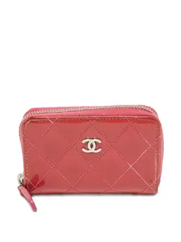 CHANEL Pre-Owned: Розовый кошелёк 