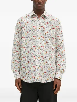 Paul Smith: Рубашка с растительным принтом 