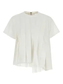 sacai: Белый свитер 