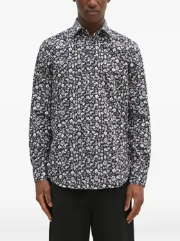 Paul Smith: Рубашка с растительным принтом 