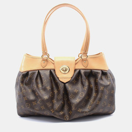 Louis Vuitton: Коричневая сумка на руку 