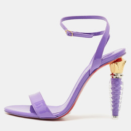 Christian Louboutin: Фиолетовые сандалии 