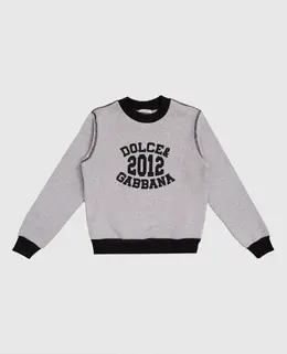 Dolce&Gabbana: Сірі світшоти 