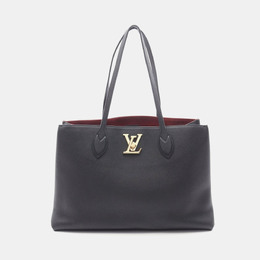 Louis Vuitton: Чёрная сумка-шоппер 