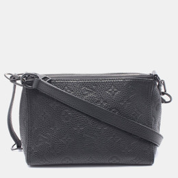Louis Vuitton: Серебристая сумка через плечо 