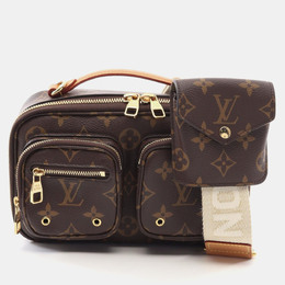 Louis Vuitton: Коричневая сумка через плечо 