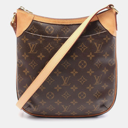 Louis Vuitton: Коричневая сумка через плечо 