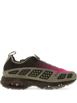 Nike: Зелёные кроссовки  Air Max