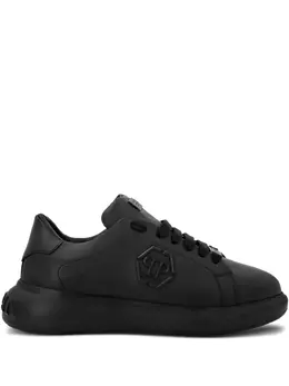 Philipp Plein: Чёрные кроссовки  Hexagon