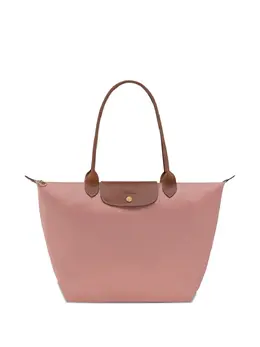 Longchamp: Розовая сумка  Le Pliage