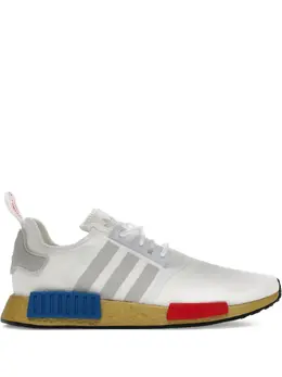 adidas: Белые кроссовки  NMD_R1