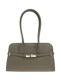 Furla: Зелёная сумка-шоппер 