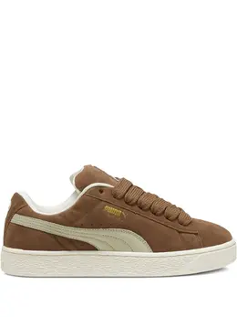 PUMA: Коричневые кроссовки  Suede