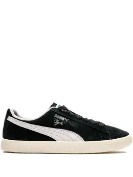 PUMA: Чёрные кроссовки  Clyde