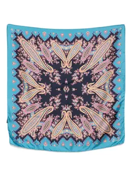 ETRO: Шарф с растительным принтом 