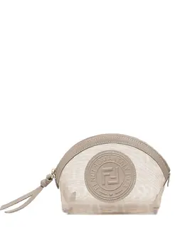 FENDI: Бежевая сумка  FF