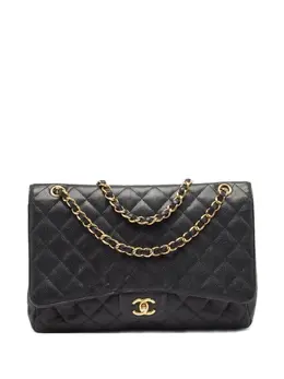 CHANEL Pre-Owned: Чёрная сумка 