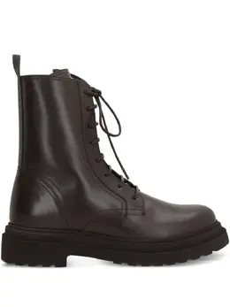 Brunello Cucinelli: Коричневые ботинки 