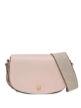 Longchamp: Розовая сумка 