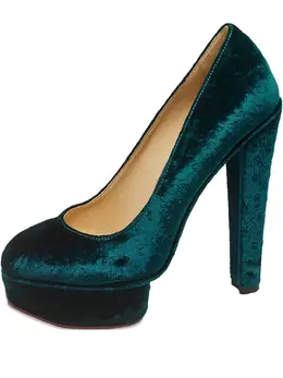 Charlotte Olympia: Зелёные туфли 