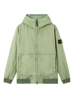 Stone Island: Зелёная куртка 