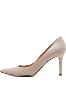 Gianvito Rossi: Бежевые туфли 