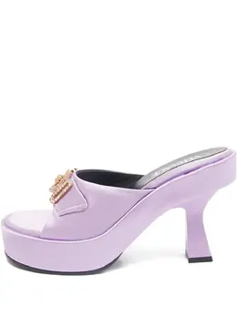 Versace Pre-Owned: Фиолетовые сабо 