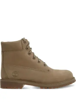 Timberland: Светлые ботинки 