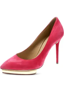 Charlotte Olympia: Розовые туфли 