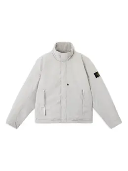 Stone Island: Куртка с высоким воротником 