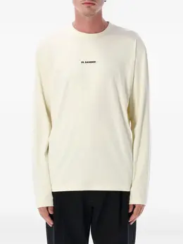 Jil Sander: Футболка с длинным рукавом 