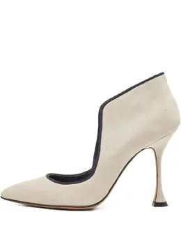 Manolo Blahnik: Бежевые туфли 