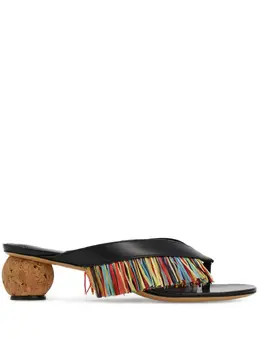 Ferragamo: Чёрные сандалии 