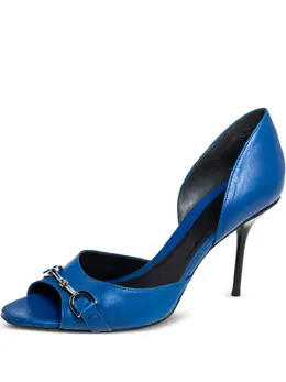 Gucci Pre-Owned: Голубые туфли 
