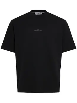STONE ISLAND: Хлопковая футболка 