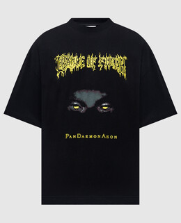 Vetements: Чёрная футболка 