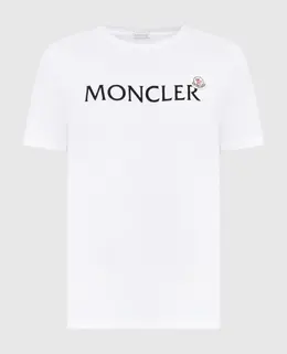 Moncler: Білі футболки 